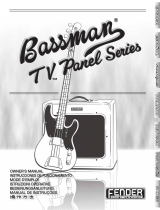 Fender Bassman TV Amps Manual do proprietário