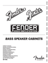 Fender Rumble™ 115/210/410 Cabinet Manual do usuário