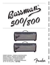 Fender Bassman® 500/800 Manual do proprietário