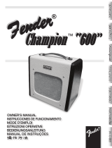 Fender 600 Manual do usuário
