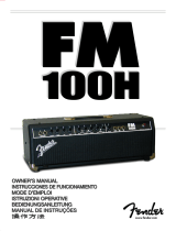 Fender Speaker 100H Manual do usuário
