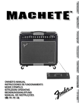 Fender Machete Manual do proprietário