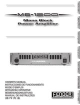 Fender MB-1200 Manual do proprietário