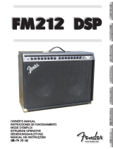 Fender Musical Instrument Amplifier FM 212 DSP Manual do usuário