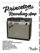 Fender Musical Instrument Amplifier PR 524 Manual do usuário