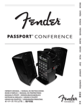 Fender Passport Conference Manual do proprietário