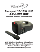 Fender Passport® P10W UHF Manual do proprietário