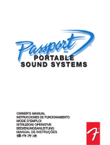 Fender Passport® P80 Manual do proprietário