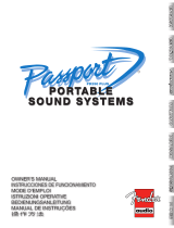 Fender PD250 Plus Manual do usuário