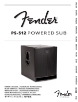 Fender PS-512 Powered Sub Manual do proprietário