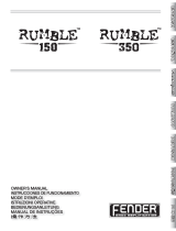 Fender Rumble 350 Manual do proprietário