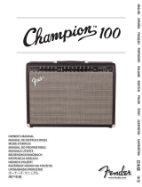 Fender Stereo Amplifier Champion 100 Manual do usuário