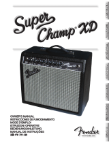 Fender Super Champ XD Manual do proprietário