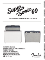 Fender Super-Sonic 60 Manual do proprietário
