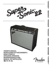 Fender Super-Sonic™ 22 Combo Manual do proprietário