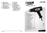 Ferm HAM1003 Heissluftpistole Manual do proprietário