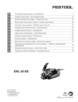 Festool EHL 65 EQ-Plus Instruções de operação