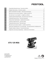 Festool ES-ETS 125 REQ-Plus Instruções de operação