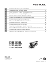 Festool ETS EC 150/5 EQ-Plus Instruções de operação