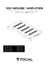 Focal 100 IWSUB8 Amplifier Manual do usuário