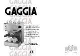 Gaggia CUBIKA Manual do usuário