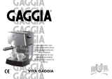 Gaggia VIVA GAGGIA Manual do proprietário