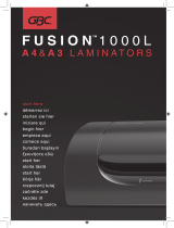 GBC Fusion 1000L Manual do usuário