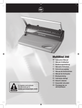 GBC MultiBind 208 Manual do usuário