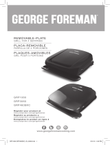 George Foreman GRP460BXC Guia de usuario