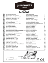Greenworks G40AB - 2400807 Manual do proprietário