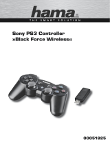 Hama 51825 Black Force Wireless Controller PS3 Manual do proprietário