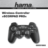 Hama 51860 Scorpad Pro Wireless Controller PS3 Manual do proprietário