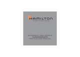 Hamilton Watch Automatic and Quartz Chronograph Manual do usuário
