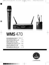 AKG WMS 470 Manual do usuário