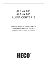 Heco Aleva 400 Manual do proprietário