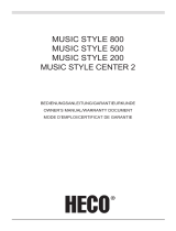 Heco Music Style 1000 Manual do proprietário