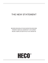 Heco The New Statement Manual do proprietário