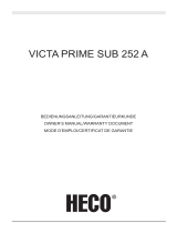 Heco Victa Prime Sub 252 Manual do usuário