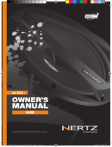 Hertz DS 25.3  Manual do proprietário