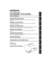 Hitachi CPS225 Manual do usuário