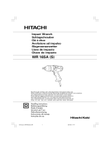 Hitachi Impact Driver WR 16SA (S) Manual do usuário