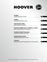 Hoover Wizard HOA03VXW Wi-Fi Built-in Single Oven Manual do usuário