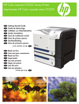 HP Color LaserJet CP3520 Printer Series Manual do usuário