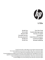 HP lc100w Black Wireless Mini Camcorder Guia rápido