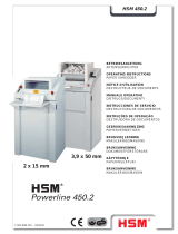 HSM Classic 450.2 2x15mm Instruções de operação