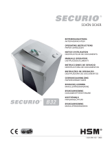 HSM Paper Shredder B32 Manual do usuário