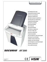 HSM Securio AF300 0.78 x 11mm Instruções de operação