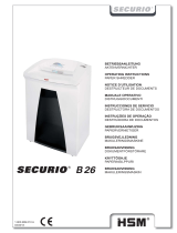 HSM SECURIO B26 Manual do usuário
