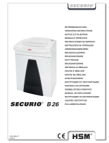 HSM Securio B26 0.78 x 11mm Instruções de operação