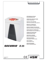 HSM Securio B35 1 x 5mm Manual do usuário